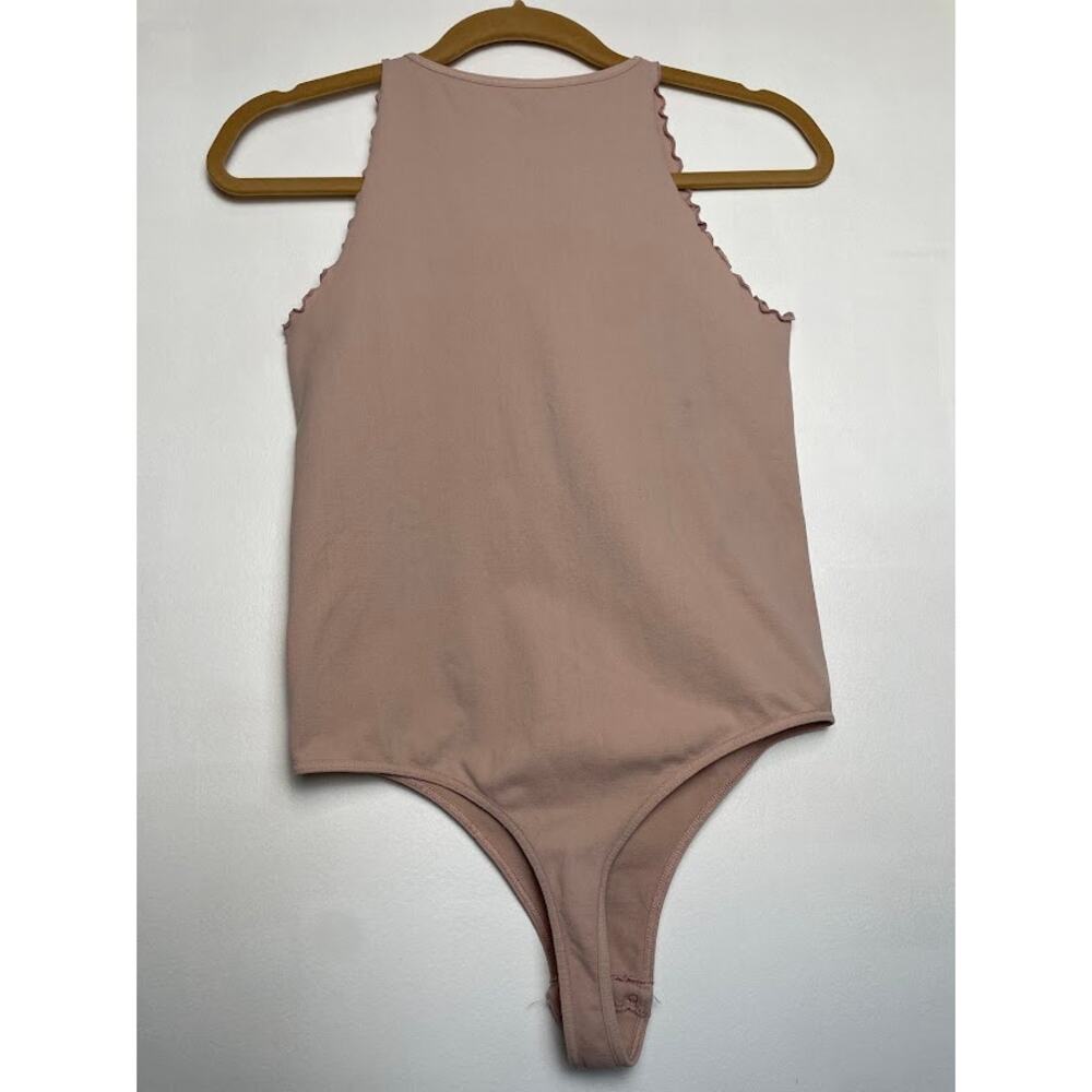 Intimately Free People Feels Right Ballet Pink Bodysuit Womens M/L Fitted Top - Picture 6 of 13